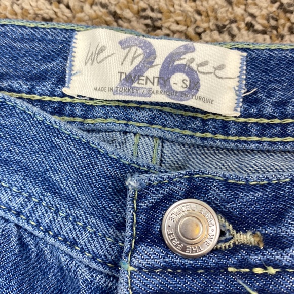 NWT FP We the Free Maggie Mid-rise Straight leg Jeans - Picture 9 of 11